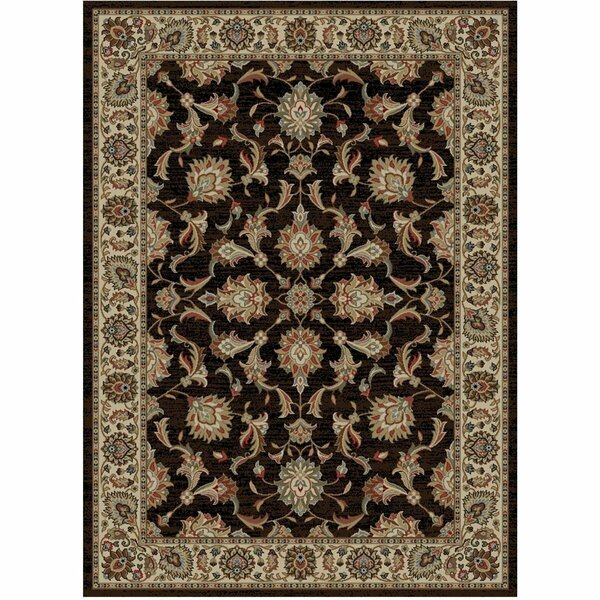 Mayberry Rug 2 ft. 3 in. x 7 ft. 7 in. Home Town Ambassador Area Rug, Ebony HT9963 2X8